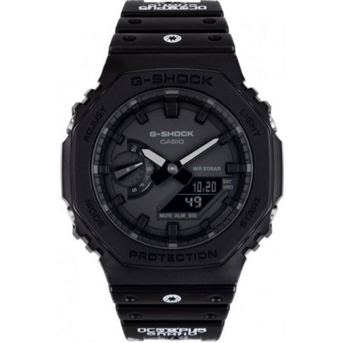 Lunette (Bezel) De Rechange Pour Casio G-Shock GA-2100 - Résine Noire écritures Ton Sur Ton - Neuf Avec étiquettes